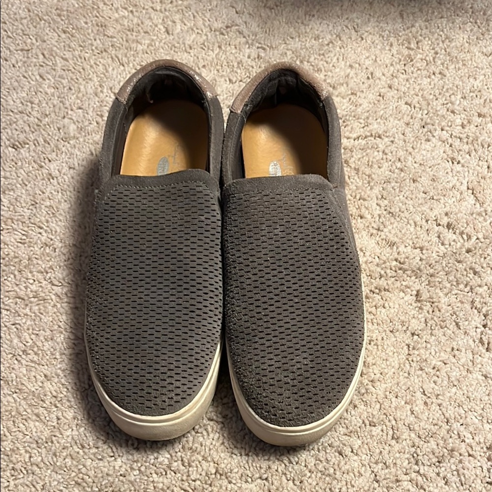 Dr. Scholl's Gray Loafers Slip-On Shoes